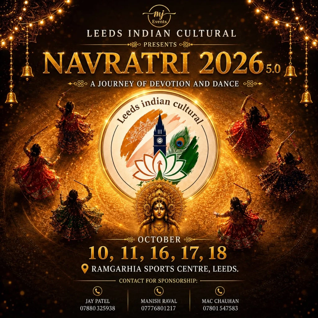LEEDS INDIAN CULTURAL NAVRATRI 5.0 (DAY TICKETS)