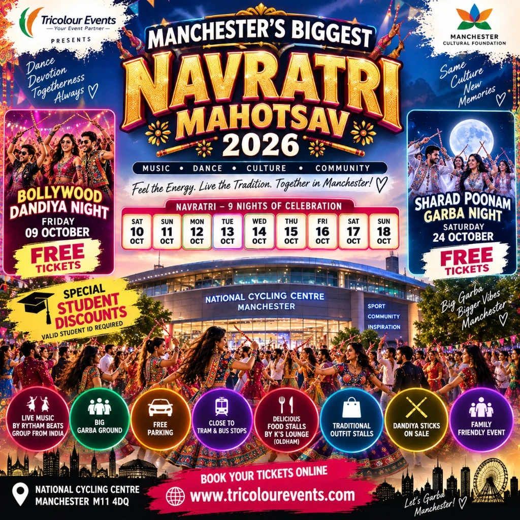 Manchester Navratri Mahotsav 2026 - Season Pass